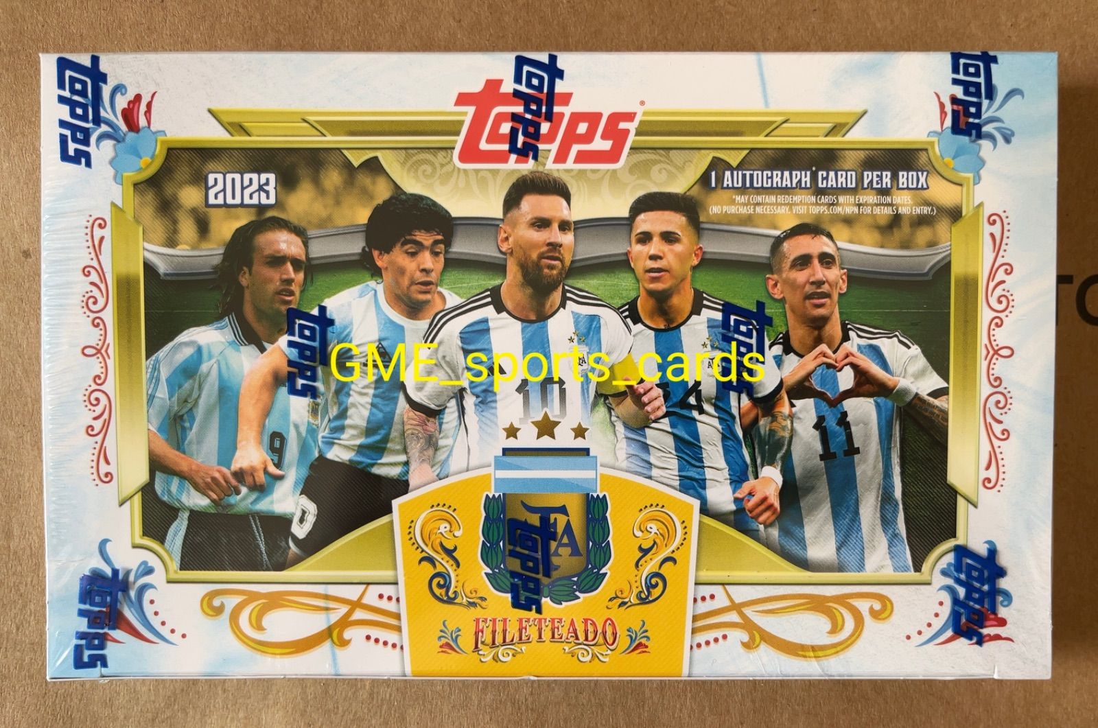 新品 未開封 1box】2023 TOPPS TEAM SET ARGENTINA FILETEADO PREMIUM