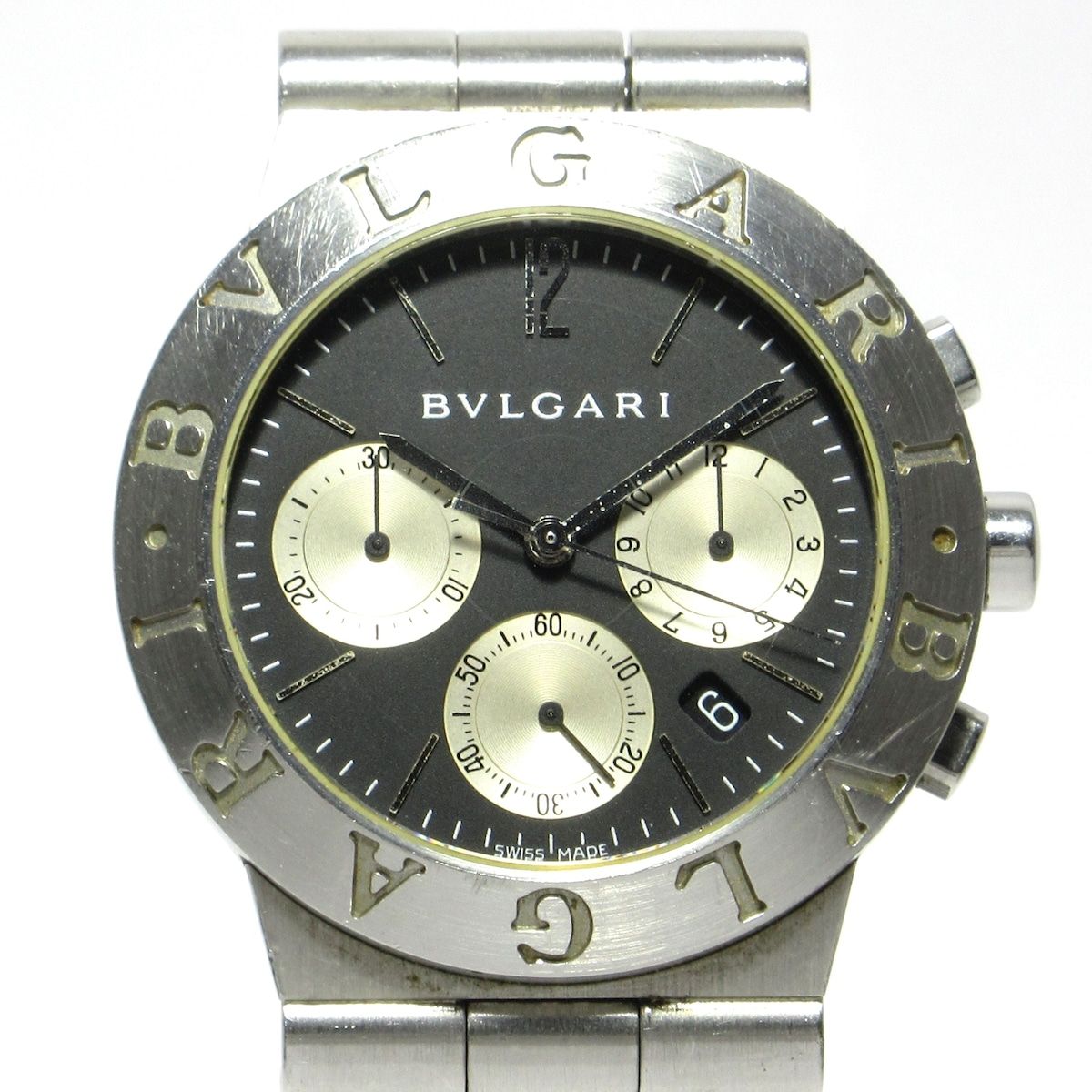 BVLGARI(ブルガリ) 腕時計 ディアゴノ スポーツクロノ CH35S メンズ SS ...