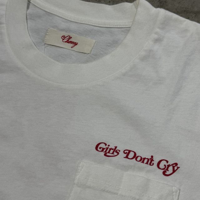Cherry Girls Don't Cry Angel Pocket Tシャツ 【公式通販】
