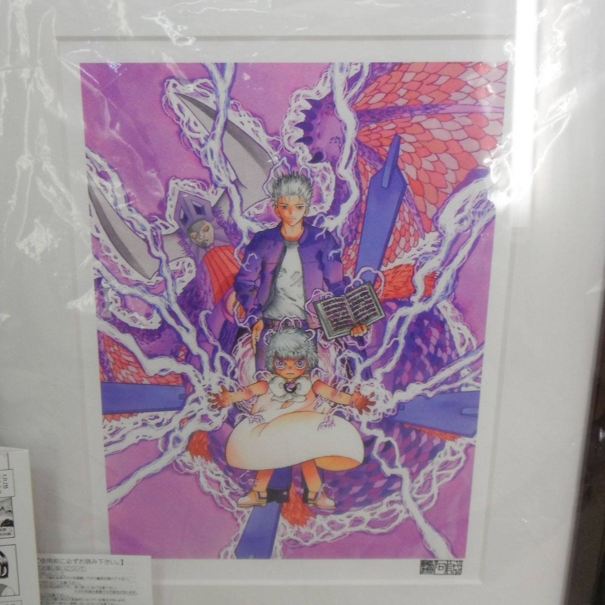 金色のガッシュ！！ゼオン&デュフォー　複製原画　シリアルナンバー入り Amazon.co.jp: 金色のガッシュ ゼオン デュフォー 複製原画