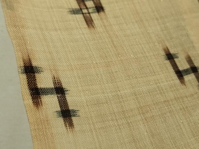 平和屋本店□極上 夏物 芭蕉布 手積み芭蕉糸100％ 逸品 未使用