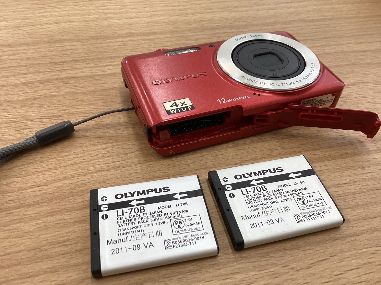 送料込★良品★OLYMPUS VG-110 RED オールド コンデジ デジカメ 送料込☆良品☆OLYMPUS VG-110 RED オールド コンデジ デジカメ