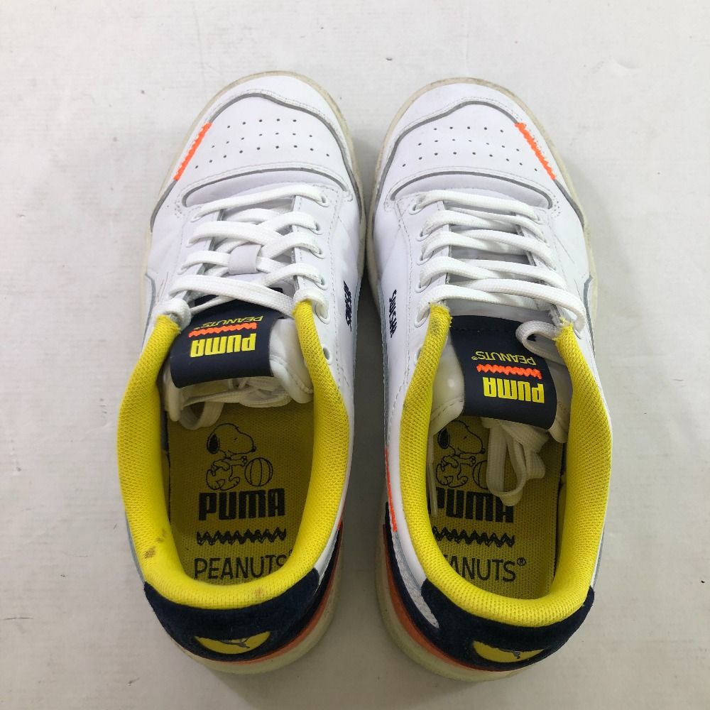 04w2097∞※【中古】 PEANUTS × PUMA RALPH SAMPSON & FUTURE RIDER ピーナッツ プーマ ラルフサンプソン  フューチャー ライダー 375516-01 ホワイト 24.5cm スヌーピー スニーカー 【八王子店】 - メルカリ