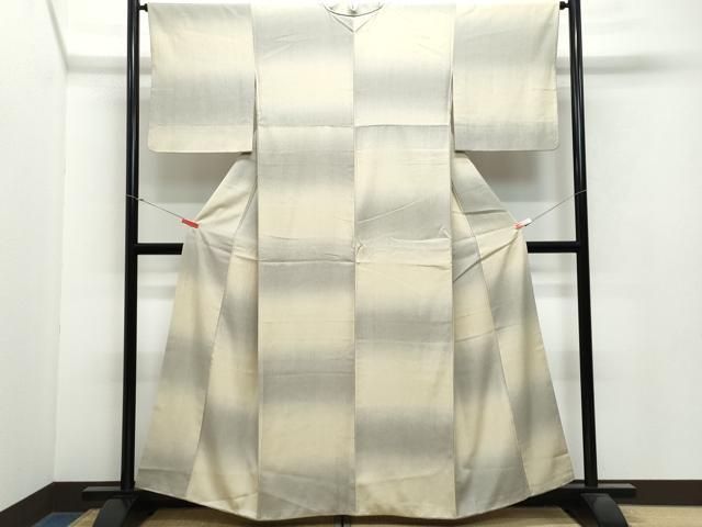 平和屋着物○上質な紬 花唐草文 正絹 逸品 AABA4662ck