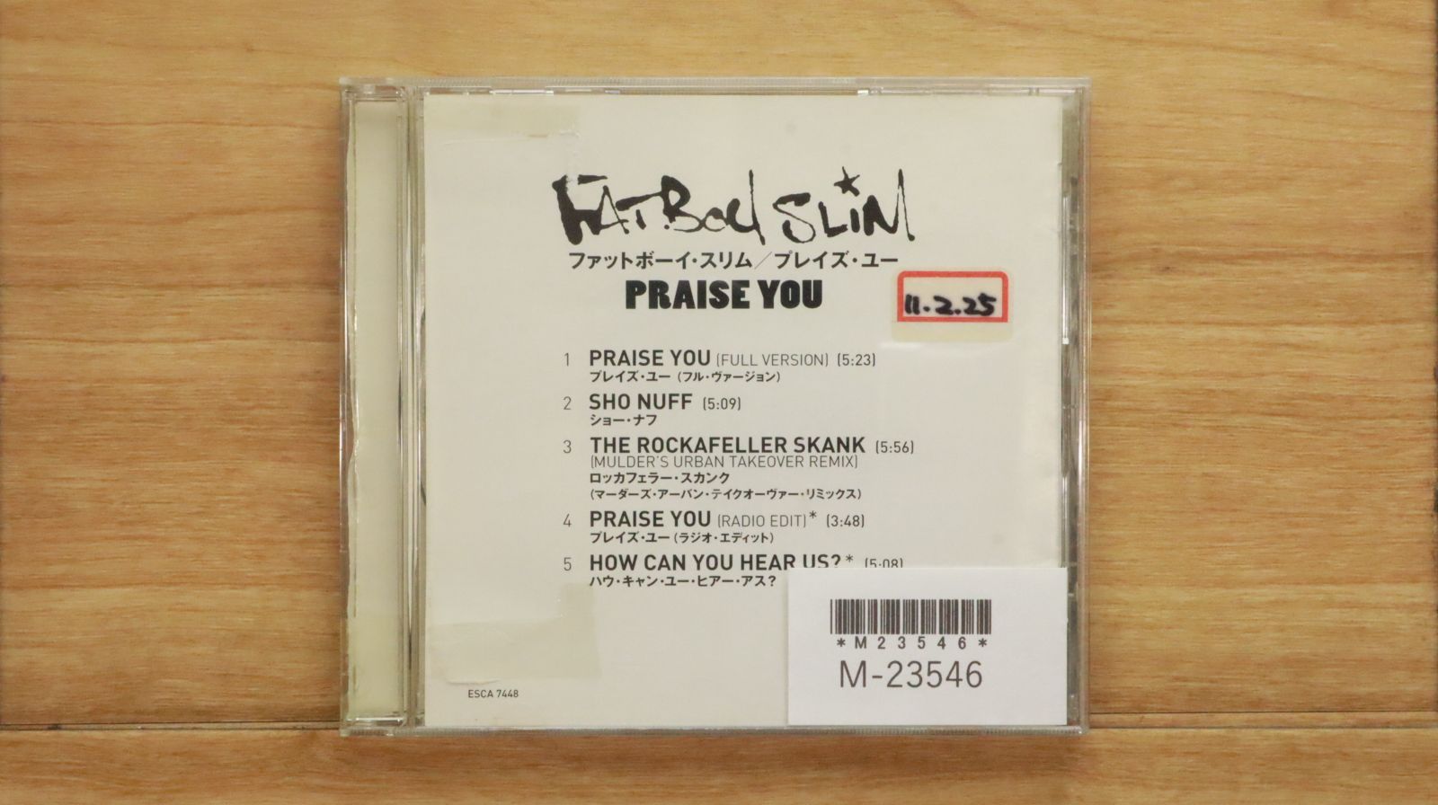 国内盤CD☆ファットボーイ・スリム/Fatboy Slim□ プレイズ