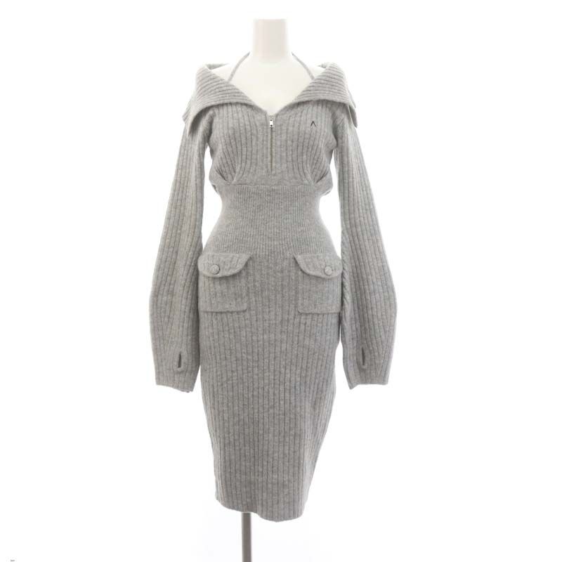 アンドマリー ANDMARY Noah ribbon knit dress ワンピース ニット ...