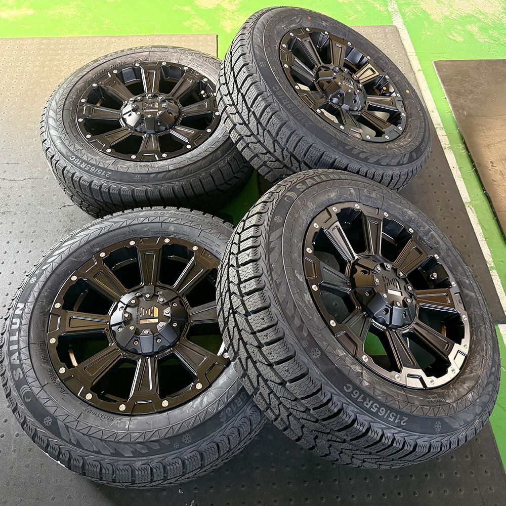 無くなり次第終了 ハイエース用 スタッドレス タイヤホイールセット 製 16インチ 215 65R16 車検対応 LEXXEL DeathRock TRITUETUBI_COM