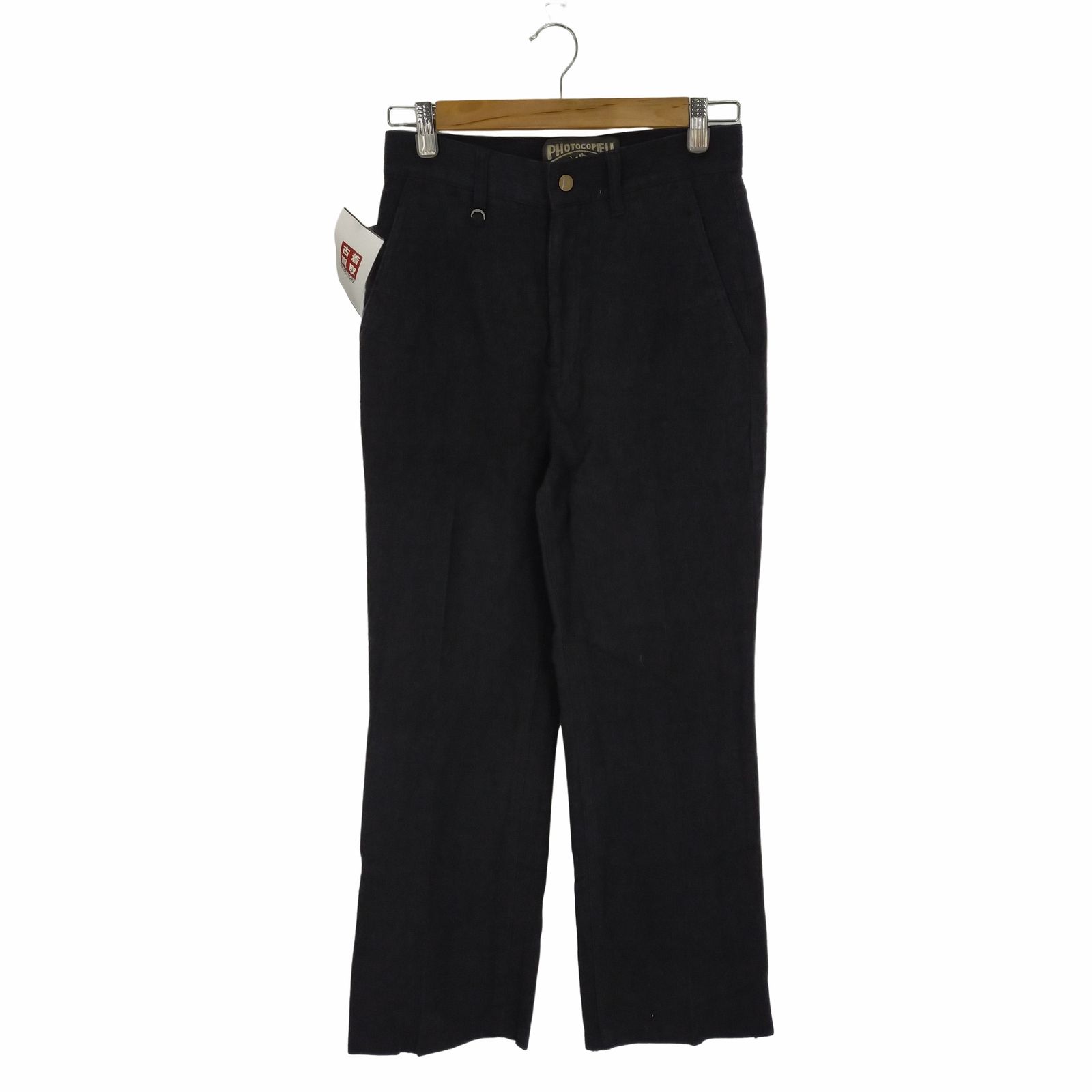 ユーズドフルギ 古着 PHOTOCOPIEU HELEN JEANS STYLE TROUSERS トラウザーパンツ ストレート カットオフ レディース 36