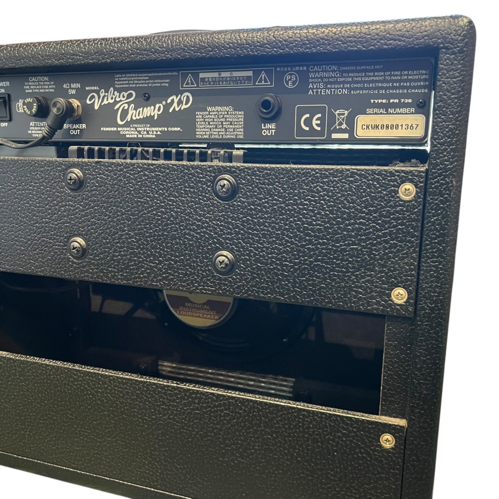 正規品激安大集合！ Fender フェンダー Vibro Champ XD ギターアンプ