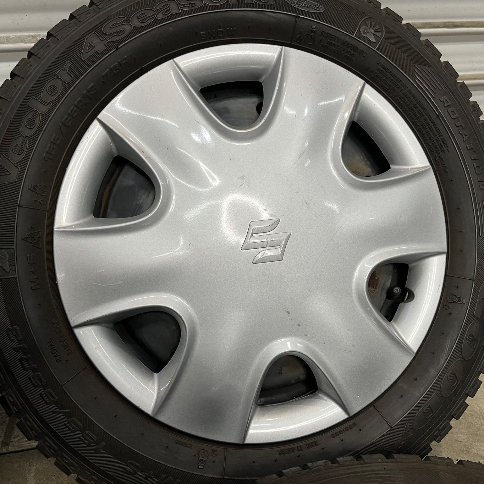 21年 155 65R13 グッドイヤー ベクターフォーシーズンズ スズキ MRワゴン ワゴンR パレット オールシーズンタイヤ FFCRYSTALESIA_COM