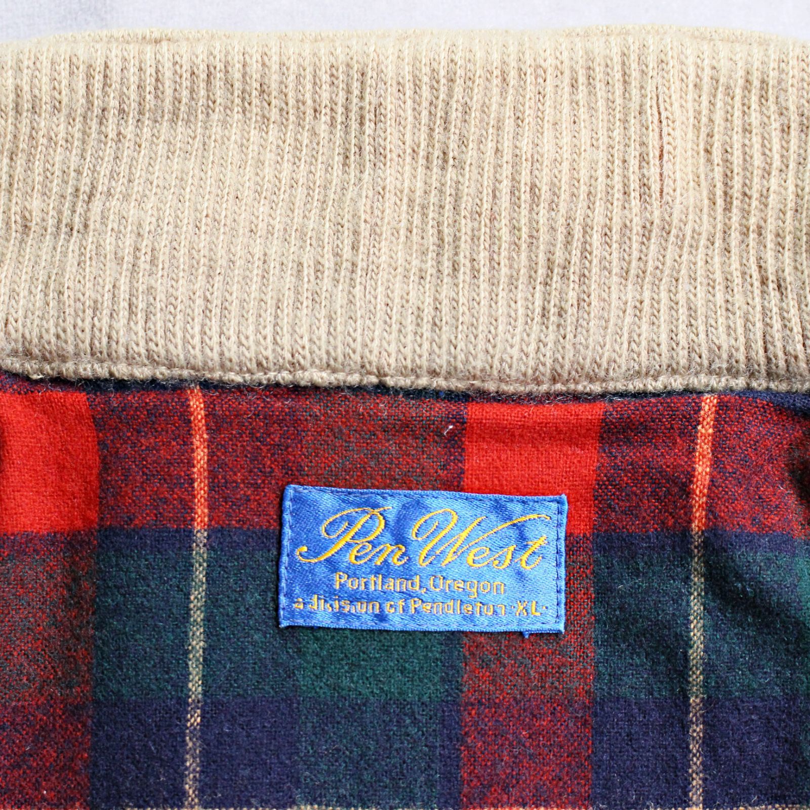 【美品】USA製　ペンドルトンpendreton ブルゾン 別注】PENDLETON ウールブランケット ジャケット（ブルゾン