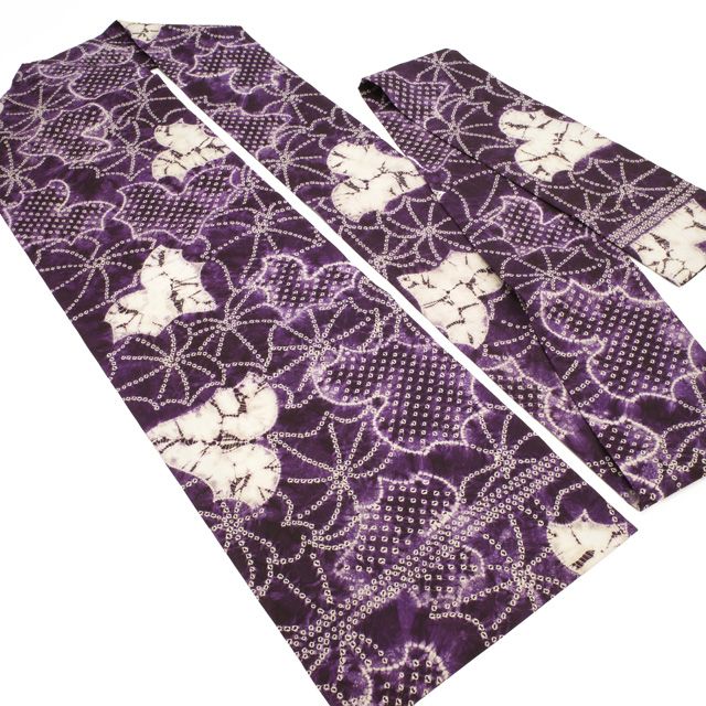 新古品】 名古屋帯 未使用 正絹 九寸 全通 草紫堂 紫根染 岩手県