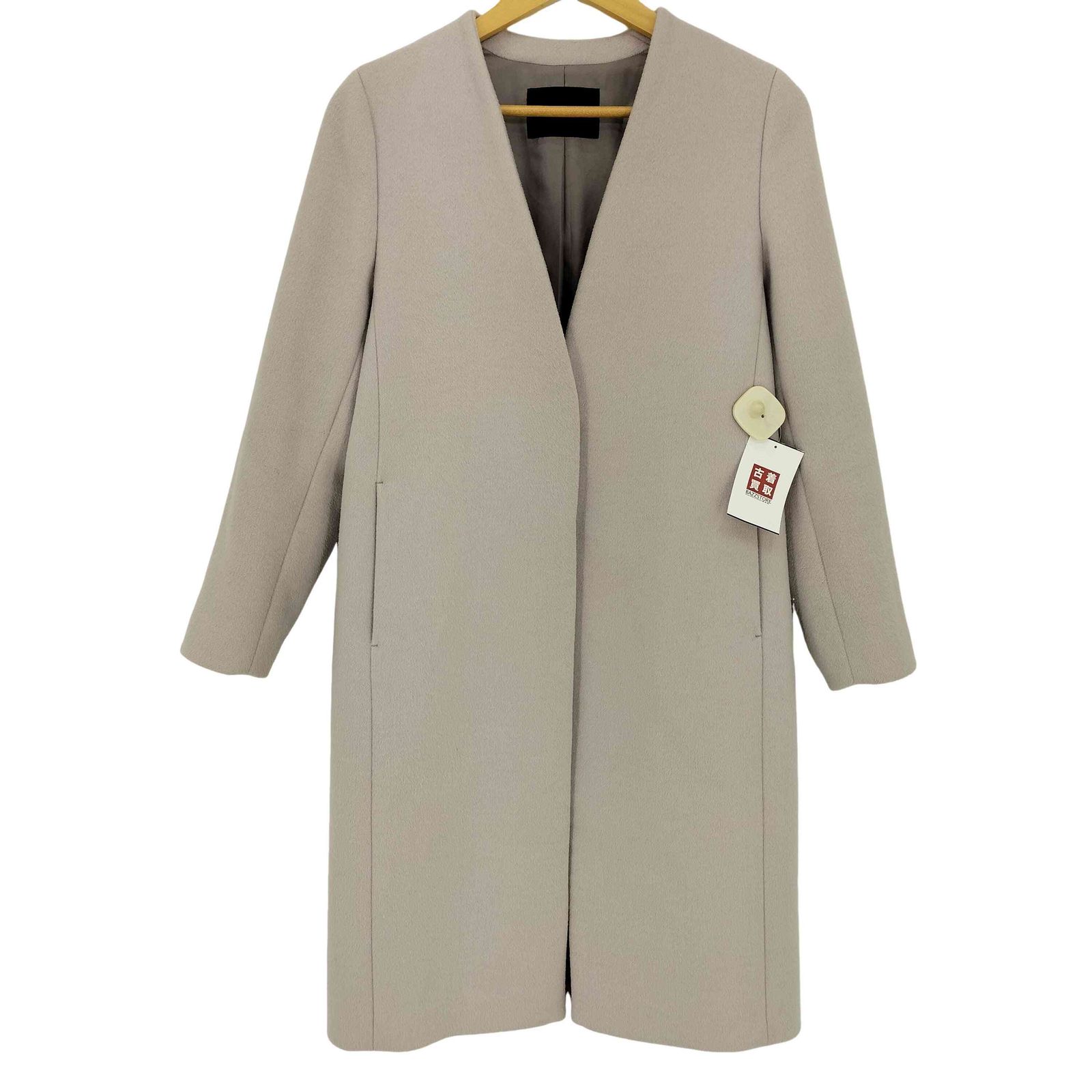 セオリーリュクス チェスターコート ダブル ジャケット ヘリンボーン M