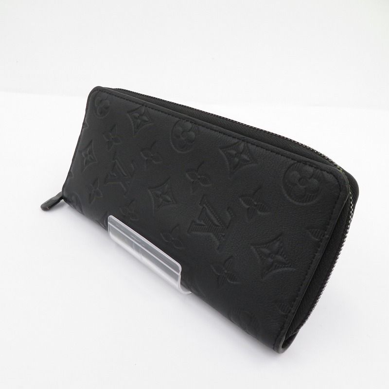 瀬戸大橋店 LOUIS VUITTON ルイ ヴィトン 長財布 モノグラム シャドウ ジッピーウォレット･ヴェルティカル M62902 ブラック 125