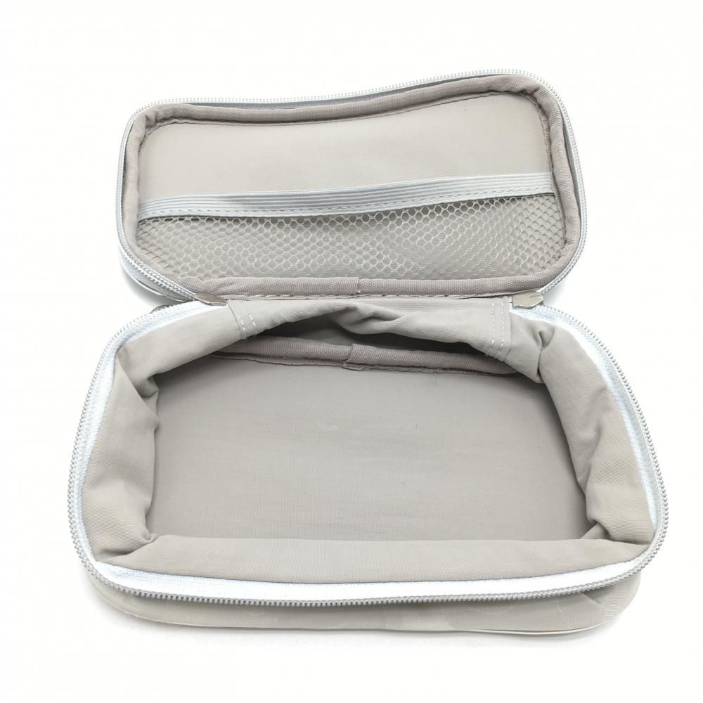 超美品】マークアンドロナ ポーチ ライトグレー カモフラ柄地模様 迷彩