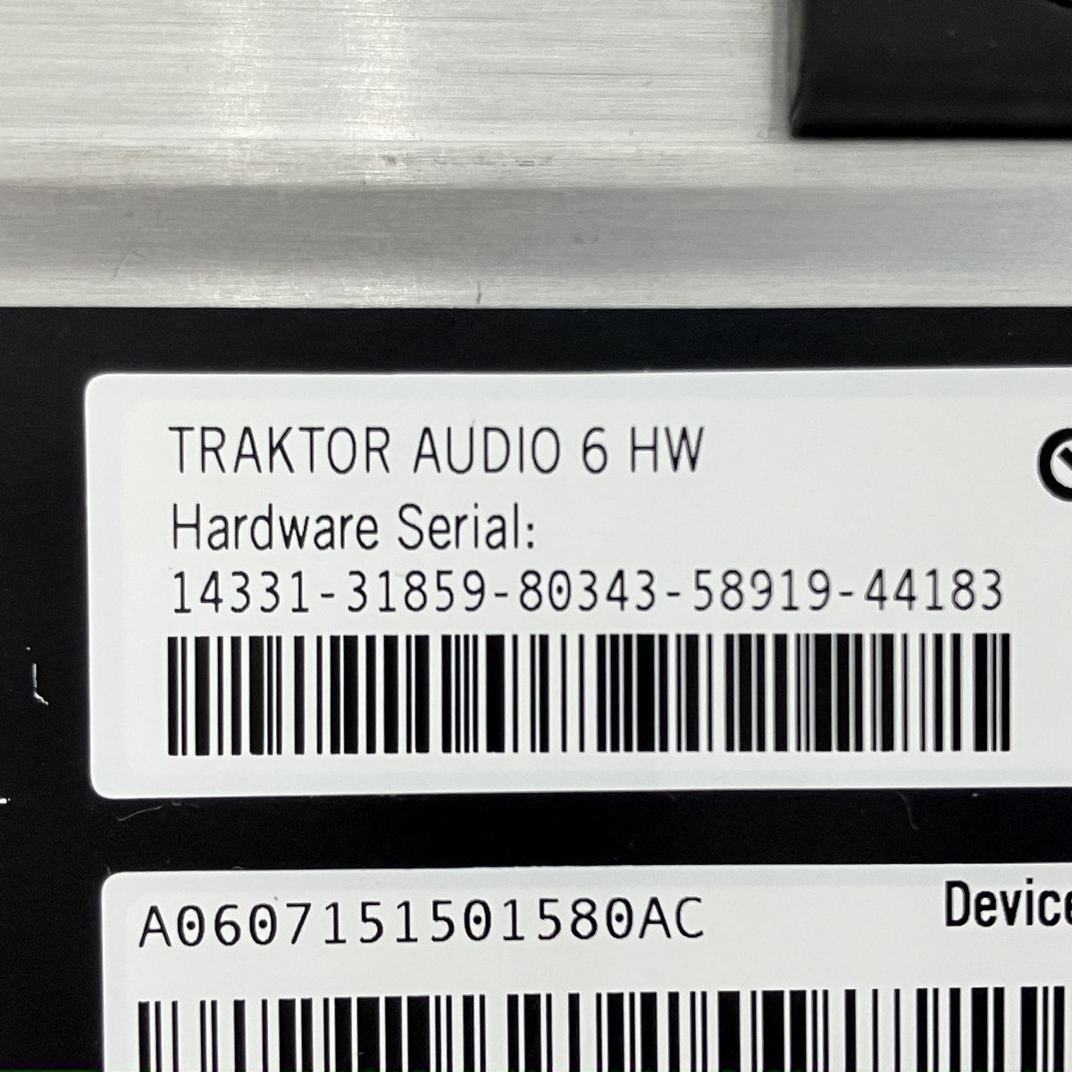 即購入OK TRAKTOR AUDIO 6 オーディオインターフェース ジャンク Y10203052