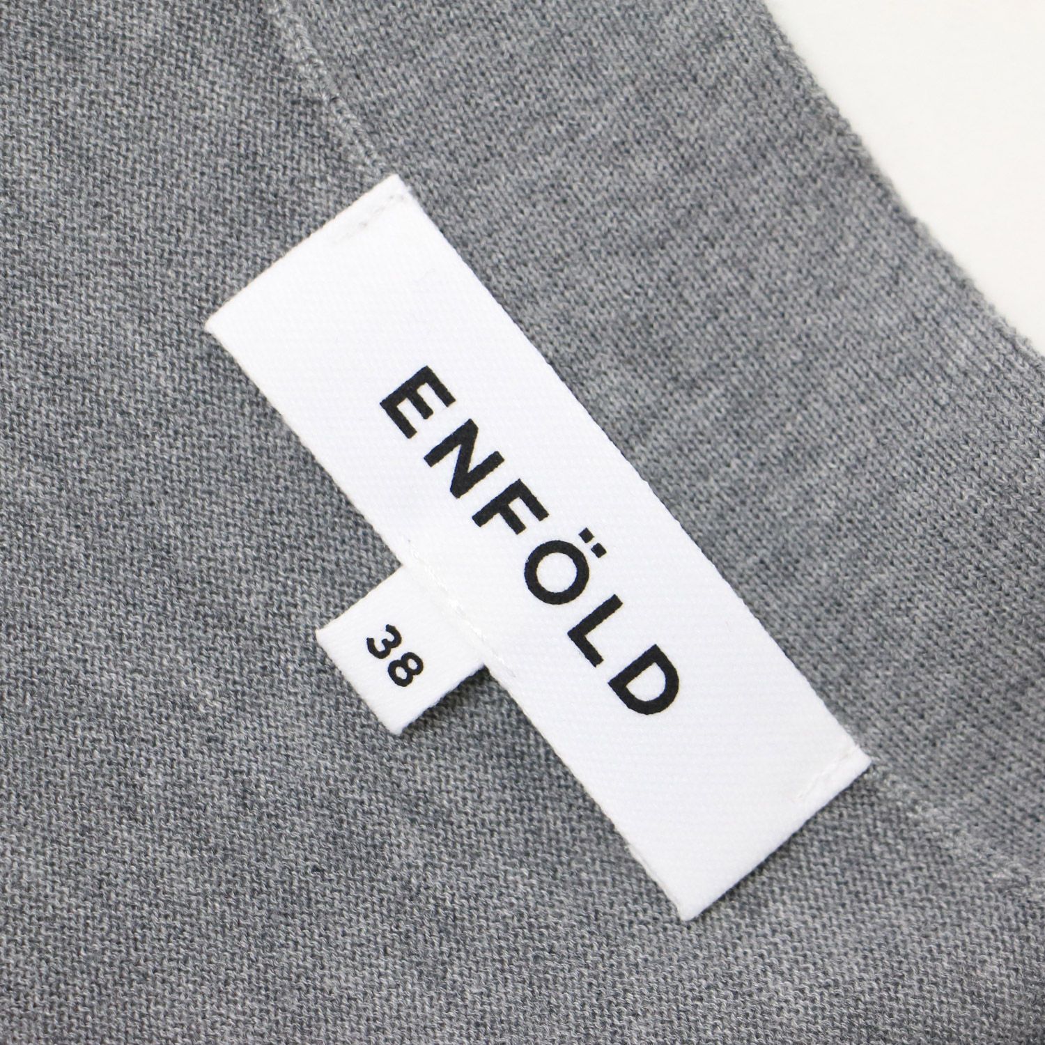ENFOLD - ENFOLD エンフォルド カーディガン 38(M位) グレー系 【古着】【中古】 ENFOLD - ENFOLD エンフォルド カーディガン 38(M位) グレー系