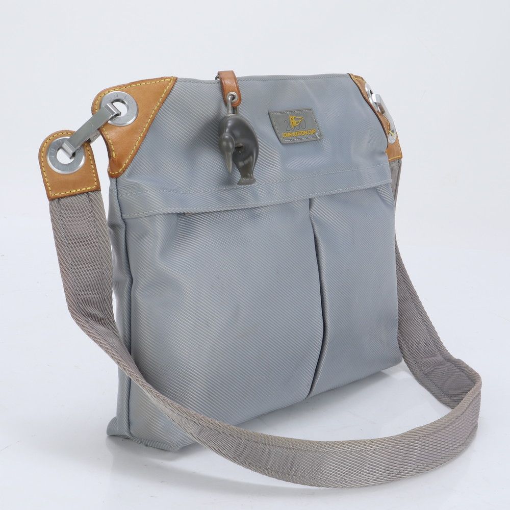 ルイヴィトン LVカップ タウランガ M80515 レザー ナイロン ショルダー  