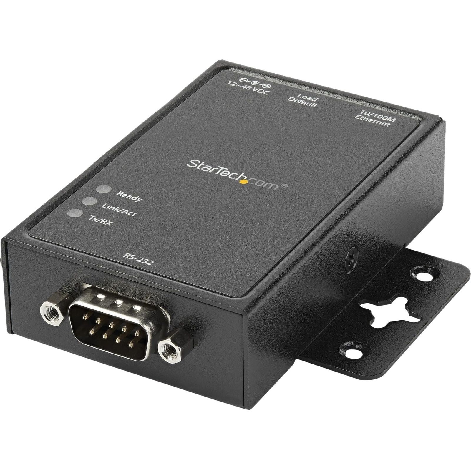 StarTech.com 1ポートRS232C - TCP|IP変換デバイスサーバー シリアル - LANイーサネット変換アダプタ DINレール付属 アルミ製 NETRS2321P 1ポート RS232