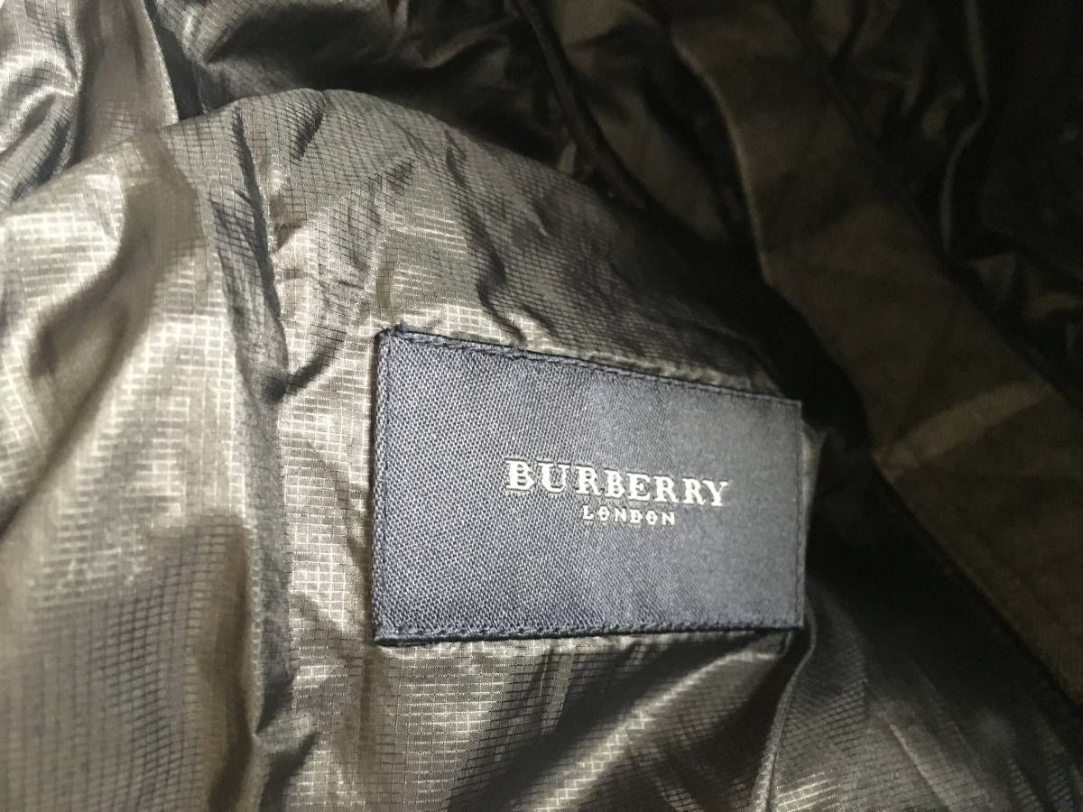 美品 BURBERRY LONDON バーバリーロンドン ウール　ファー　ダウン ジャケット ４２