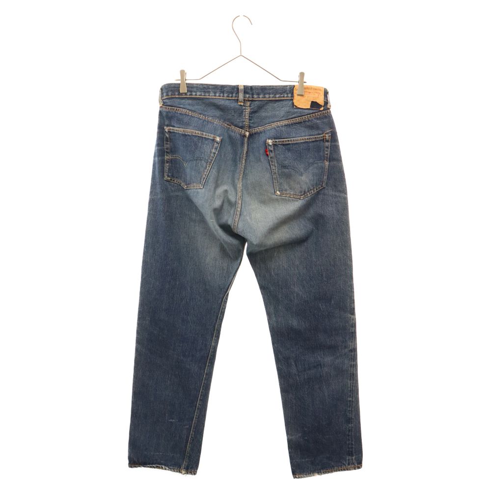 60's Levi's 501xx 紙パッチ　ギャラ無し　ボタン裏「S」 古着 60s Levi's 501XX 紙パッチ ギャラ無し オフセット 濃紺