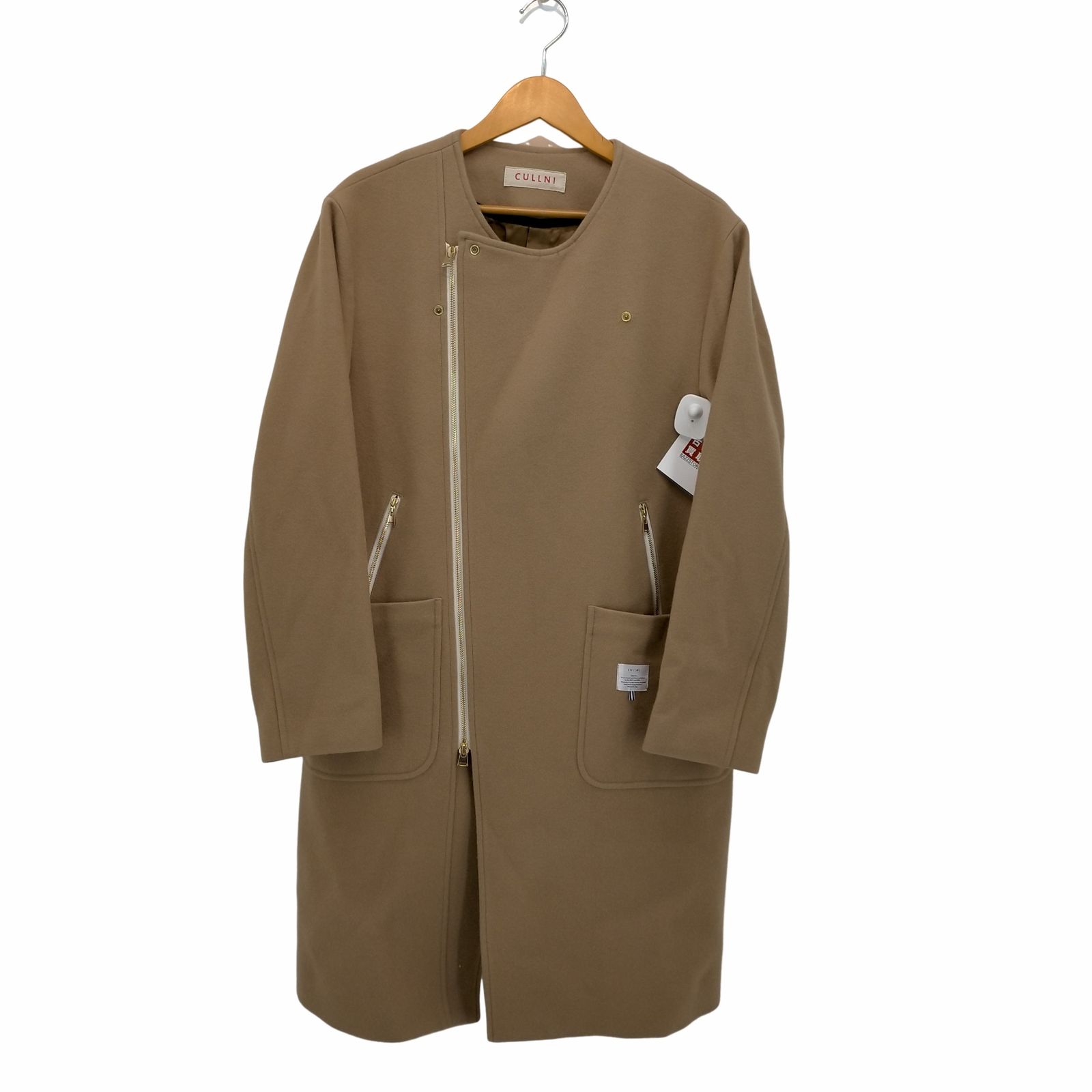 CULLNI ライダースコート18AW 中古・古着通販】CULLNI (クルニ) サイドスリットライダース