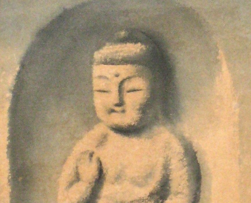 穐月 明 野の佛 (真筆・中古) 額 共シール 4号 - メルカリ