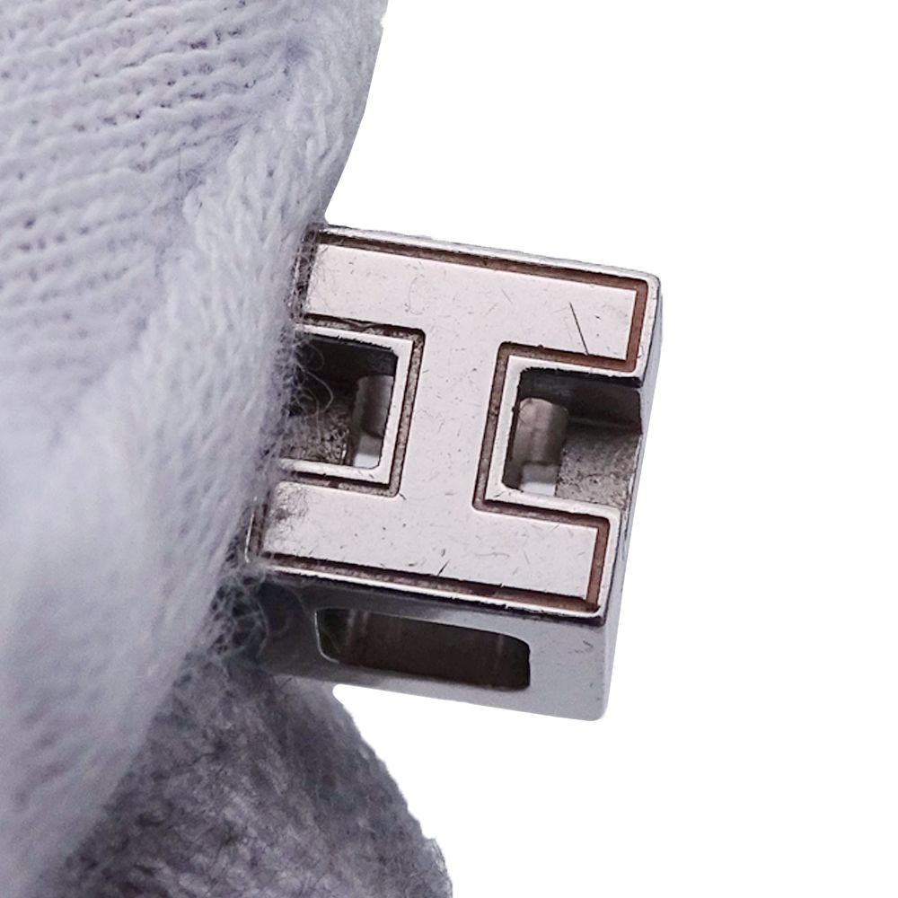 【極美品】HERMES カージュダッシュキューブピアス シルバー 楽天市場】エルメス HERMES カージュ ド アッシュ Hキューブ