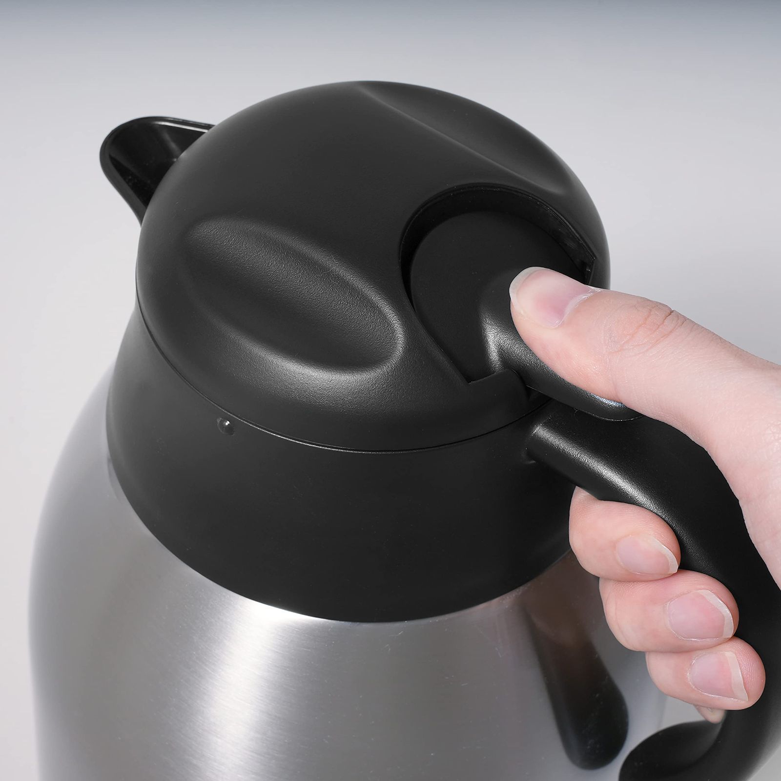 ポット 卓上ポット テーブルポット 2.0L ステンレス製 パール金属 保温 保冷 サテン イーシス2 H-6313