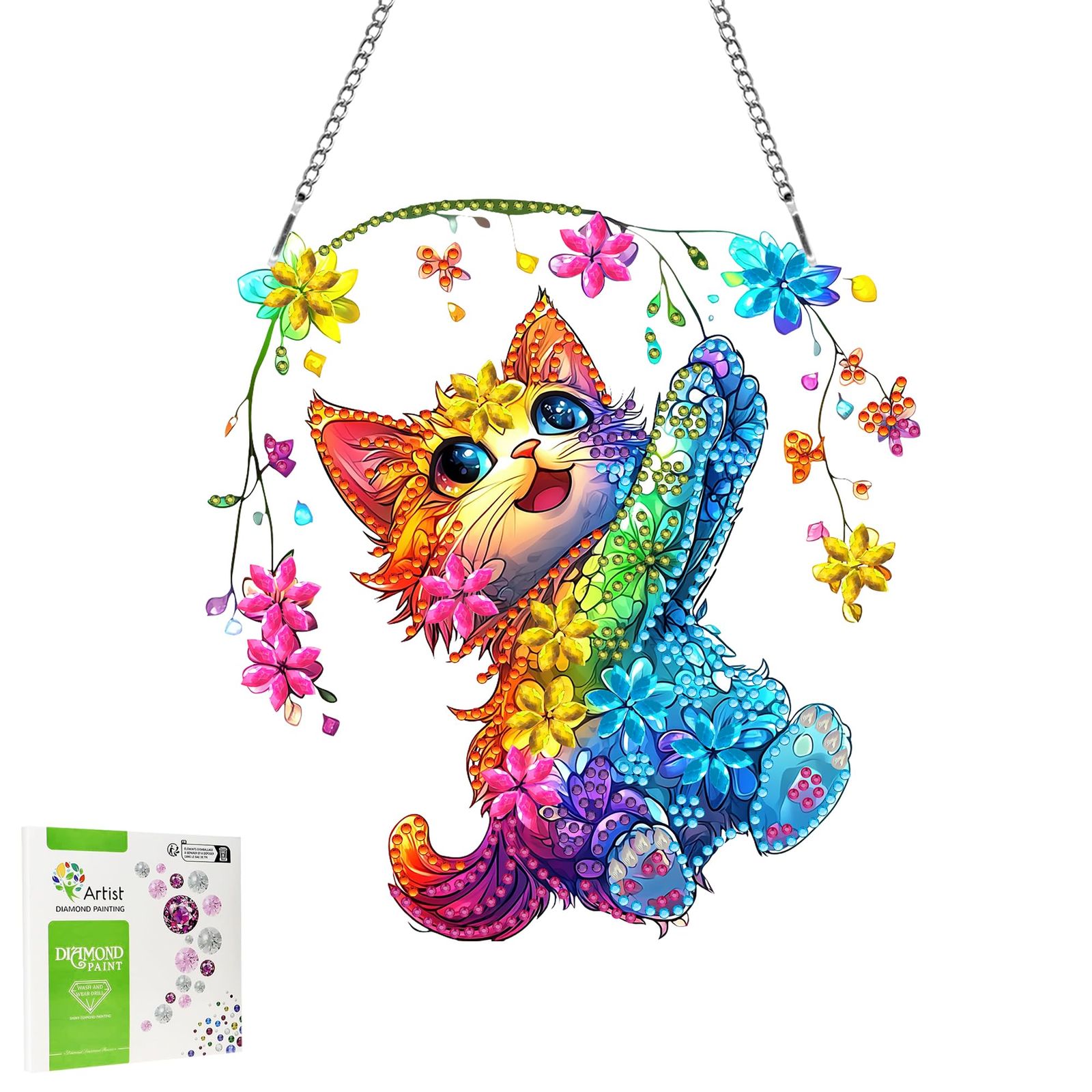 ダイヤモンドアート キット Lantern Cat DAC 【公式通販】