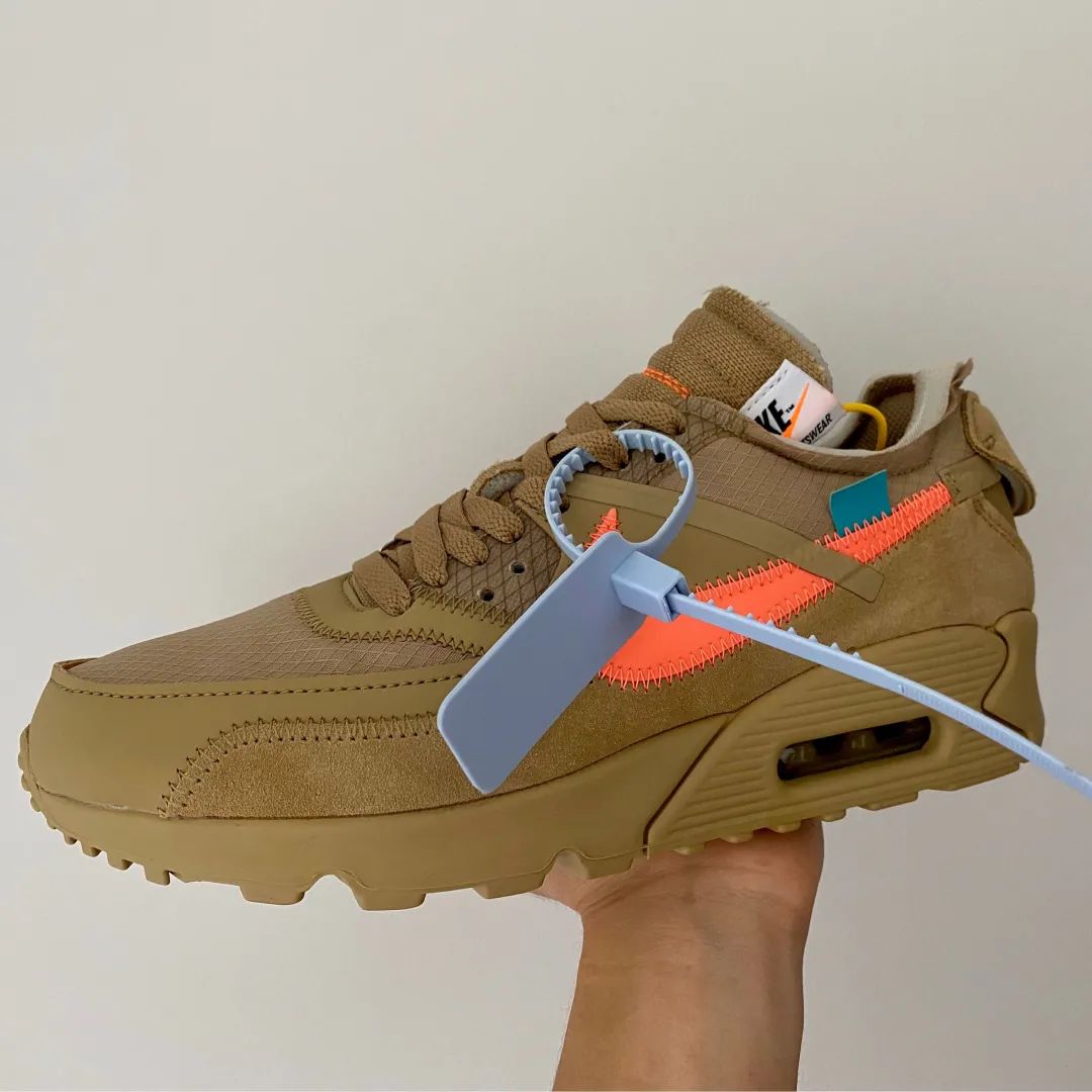新品 未使用 NIKE ナイキ ×OFF WHITE THE 10:NIKE AIR MAX 90 オフ 