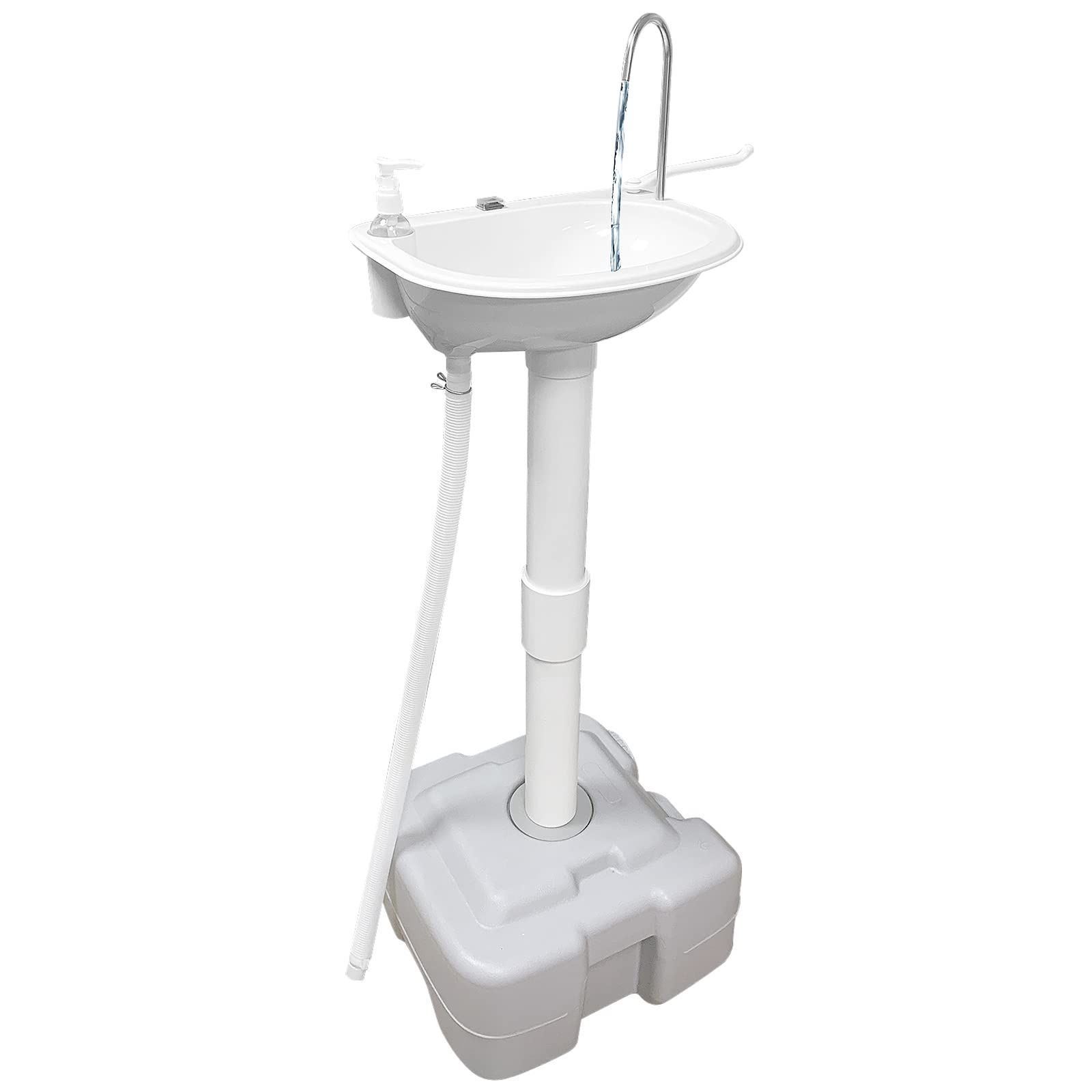 Benestand ポータブル洗面台 ポータブル手洗い台 20L(清水タンク) 電動 