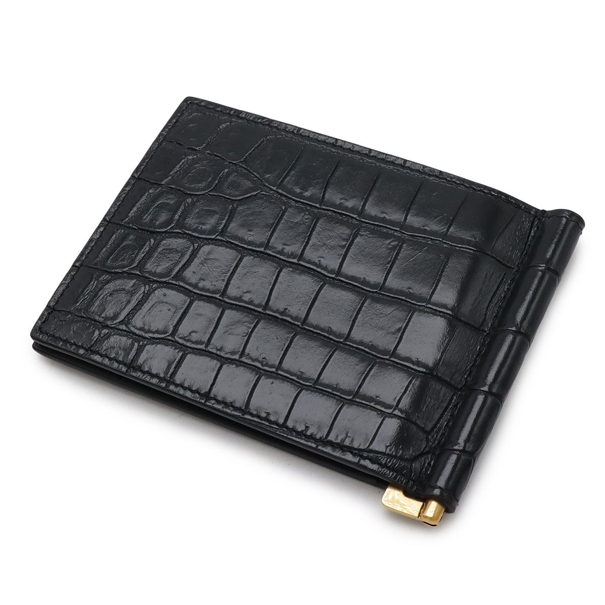 鑑定済み サンローラン マネークリップ 財布 カードケース カサンドラ 黒 鑑定済み サンローラン マネークリップ 財布 カードケース カサンドラ