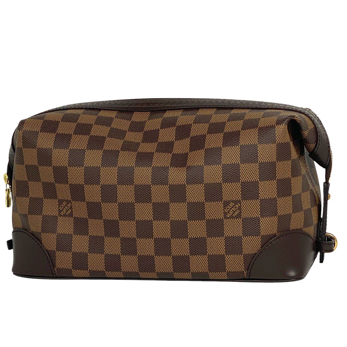 在庫一掃 ルイ ヴィトン Louis Vuitton ヴァスラブ ウォッシュ トラベルポーチ 手持ち セカンドバッグ ダミエ ブラウン N41538 レディース