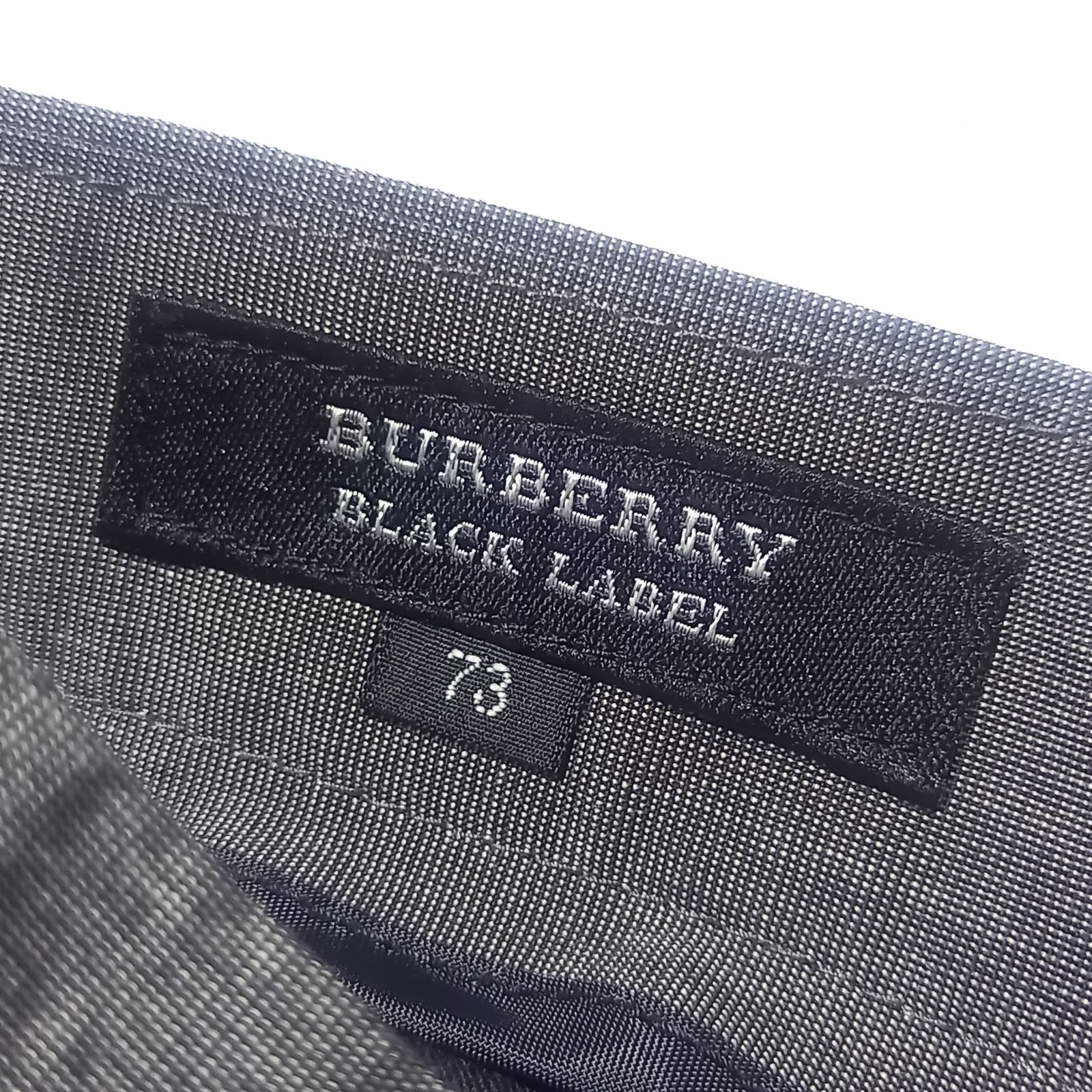 新品タグ付き　BURBERRY BLACK LABEL スラックス　サイズ73 新品】 パンツ 73 バーバリーブラックレーベル 49882 BURBERRY