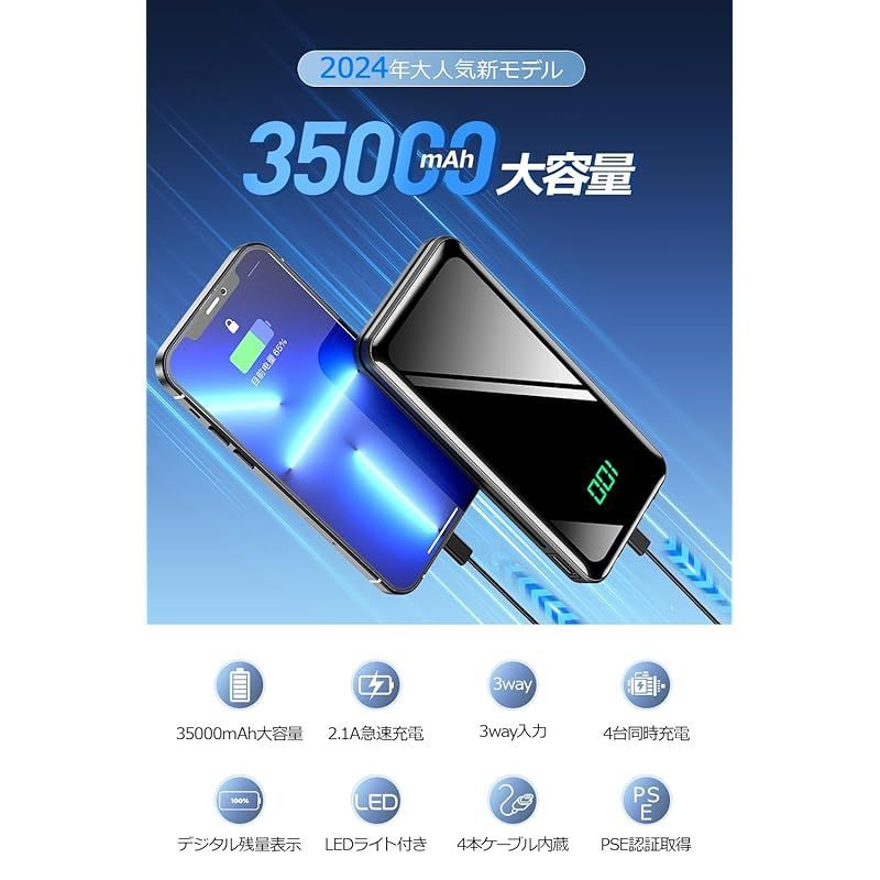 モバイルバッテリー 40000mAh LCD表示 定価より1万円引き‼️ 楽天市場】災害対策☆LED緊急ライト＼85%OFF&P5倍→1,952円