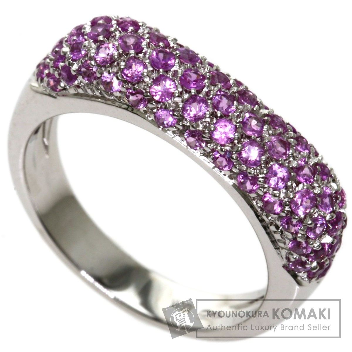 STAR JEWELRY スタージュエリー ピンクサファイア リング・指輪 K18WG