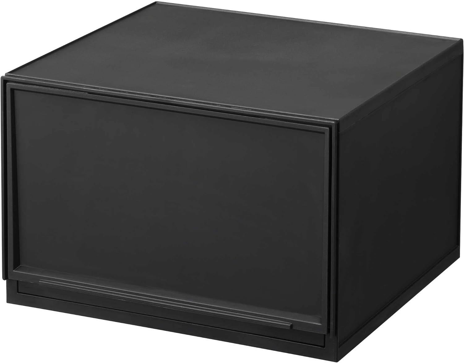 【特別セール】u003eワイドL ブラックu003c サンカ モジュールケース 組み合わせ自由自在 引き出し収納ケース ワイドL ブラック ライフスタイルに合わせて組み合わせができる引き出し収納 ス