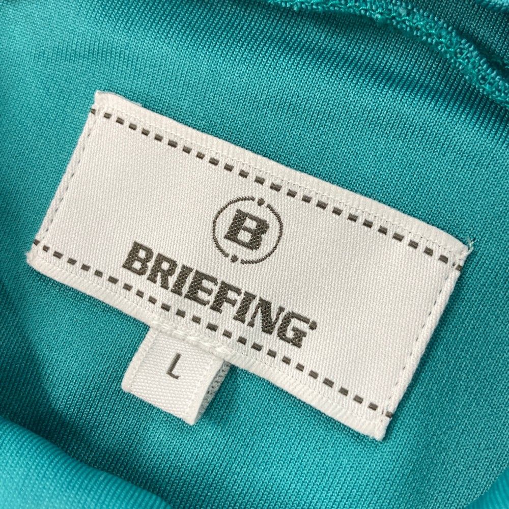 サイズ：L BRIEFING GOLF ブリーフィング  長袖ハイネックTシャツ  ブルー系 [240101467835] ゴルフウェア レディース ストスト サイズ：L BRIEFING GOLF ブリーフィング 長袖ハイネックTシャツ