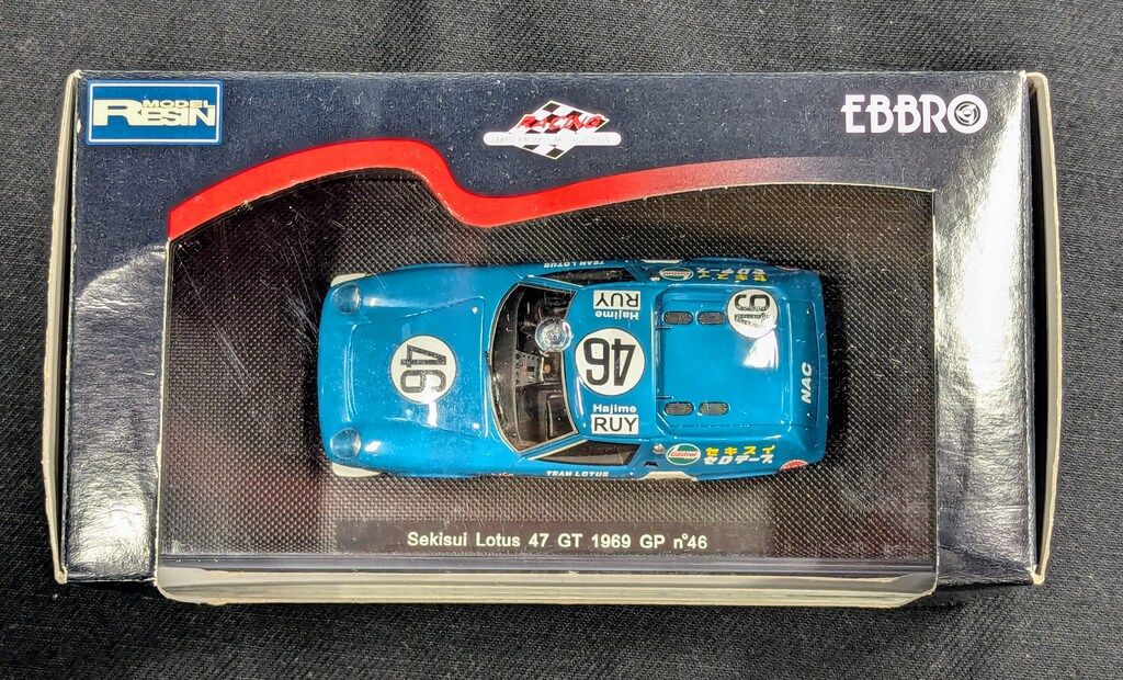 エブロ「SEKISUI LOTUS 47GT 1969 Japan GP」 Amazon | ＜ 絶版・未使用 ＞ EBBRO エブロ 1/43 SEKISUI LOTUS