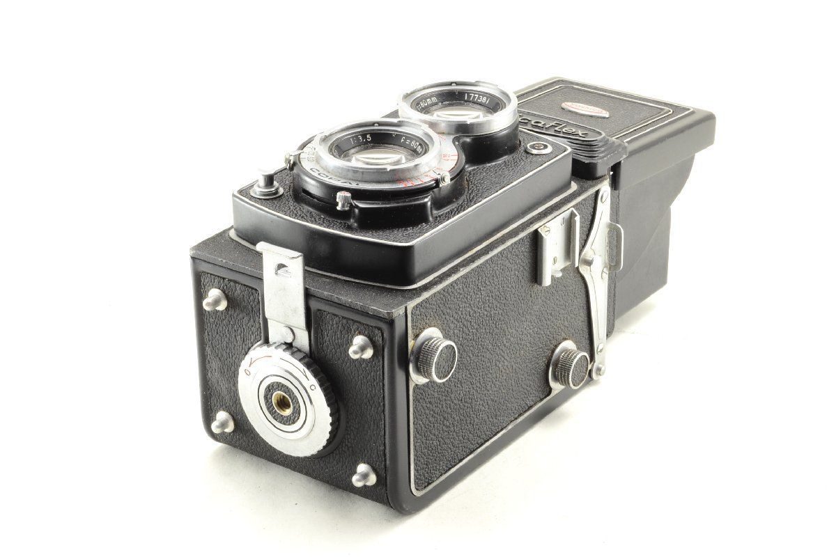 【実用品】Yashicaflex MODEL C / Yashicor 80mm F3.5 / 箱・キャップ付