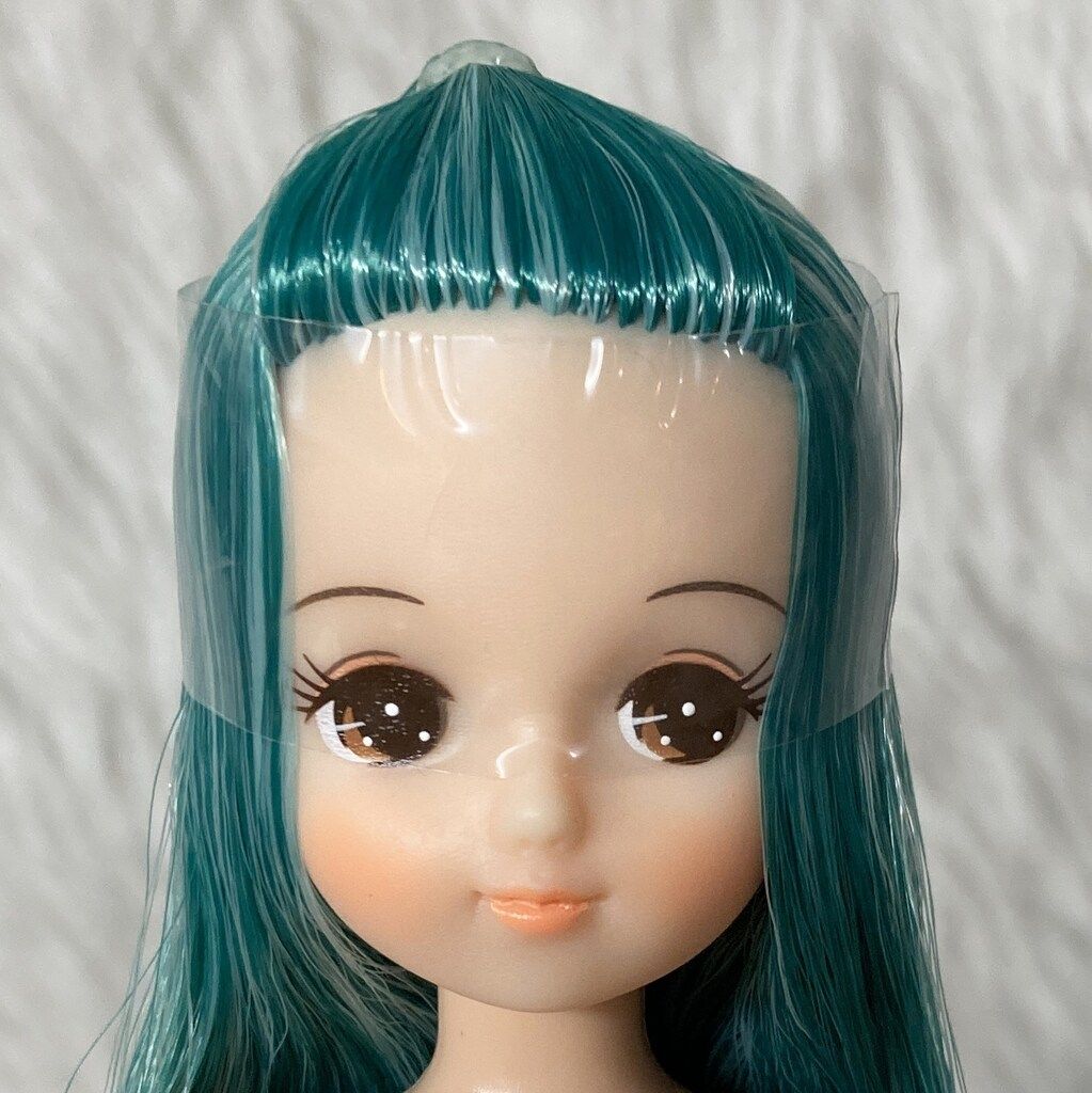 リトルファクトリー リカちゃんキャッスル リカちゃんキャッスル きらちゃん ESCドール MIXグリーン トップアップ切りっぱなしロング