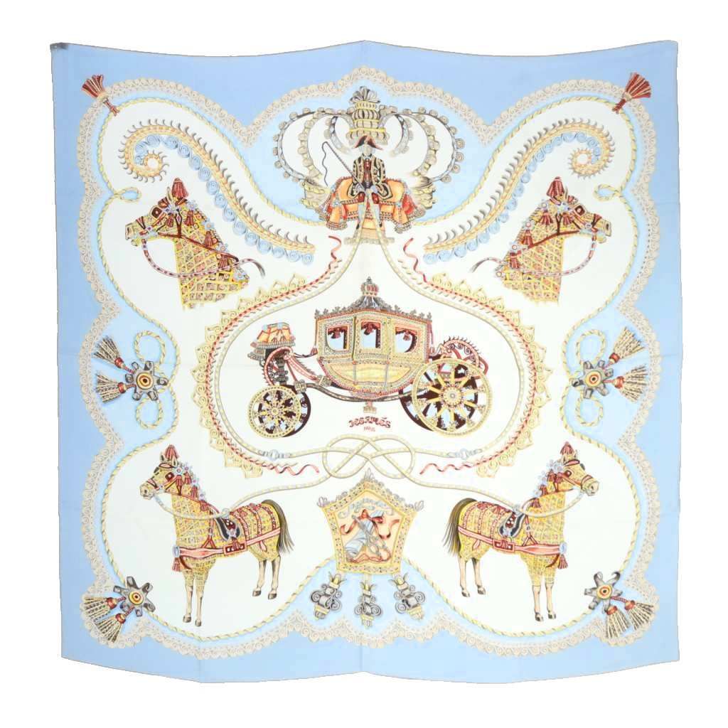 エルメス HERMES パプロール PAPEROLES スカーフ 総柄 シルク カレ90
