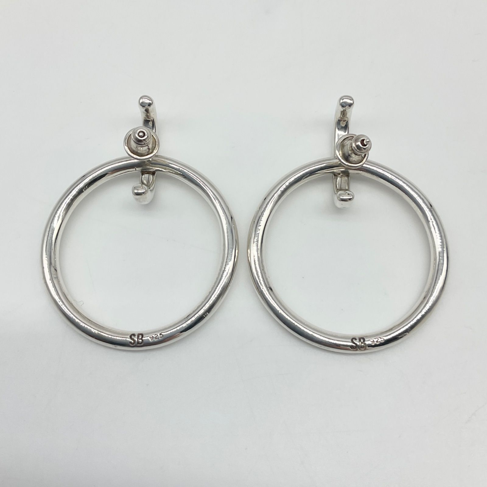 ソフィブハイSOPHIE BUHAI シルバー フープピアス925 最高 の