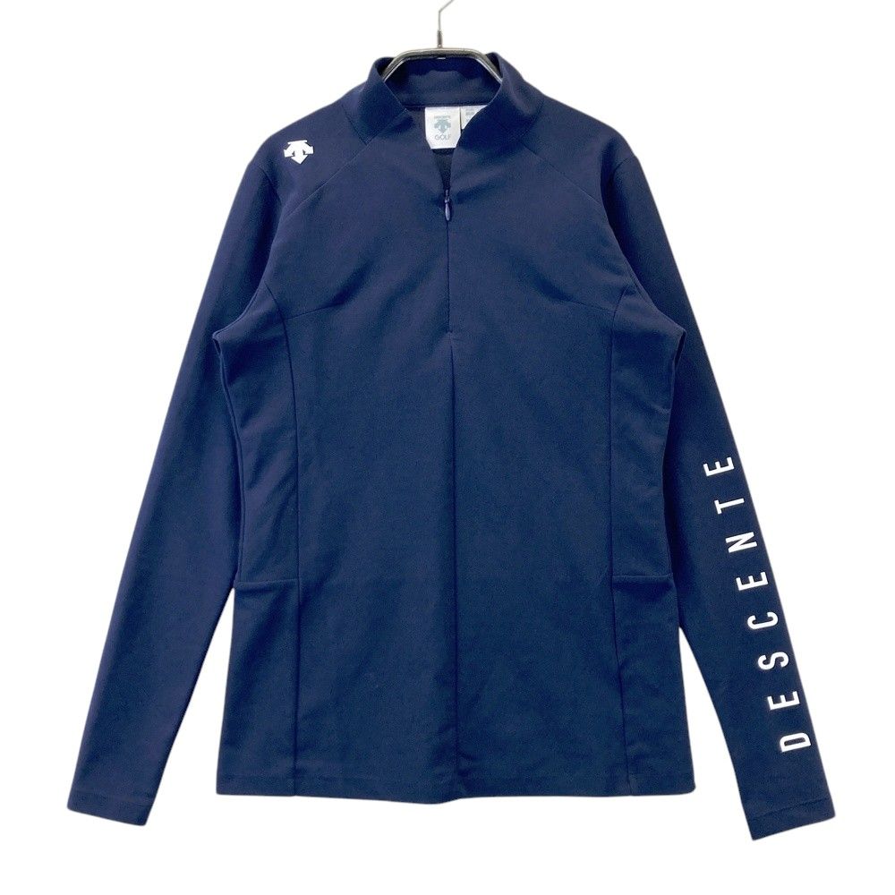 サイズ：S DESCENTE GOLF デサントゴルフ ハーフジップ 長袖T