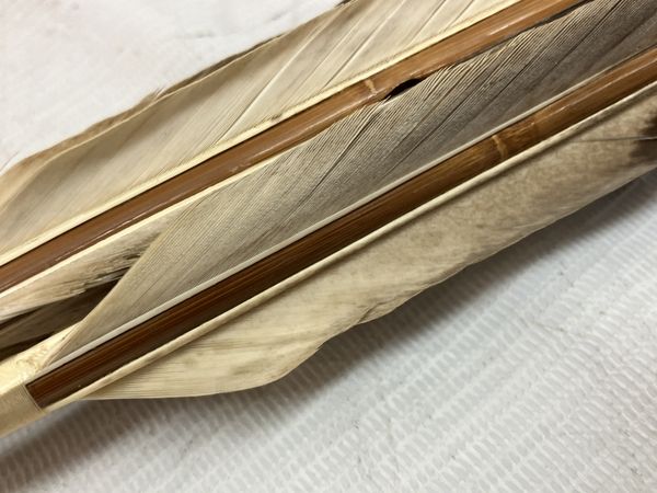 弓矢・竹矢 竹矢 四つ矢 94.2cm 27.3g 長の字鶴（長谷川弓具店） | 古弓具