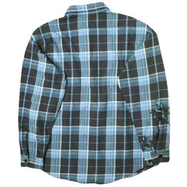UNUSED アンユーズド 22AW 日本製 Damaged check shirt シルクコットン