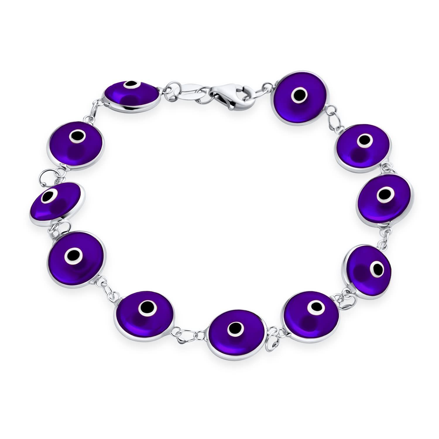 Bling Jewelry] 「保護と幸運のお守り、トルコ製透明ガラスビーズの 