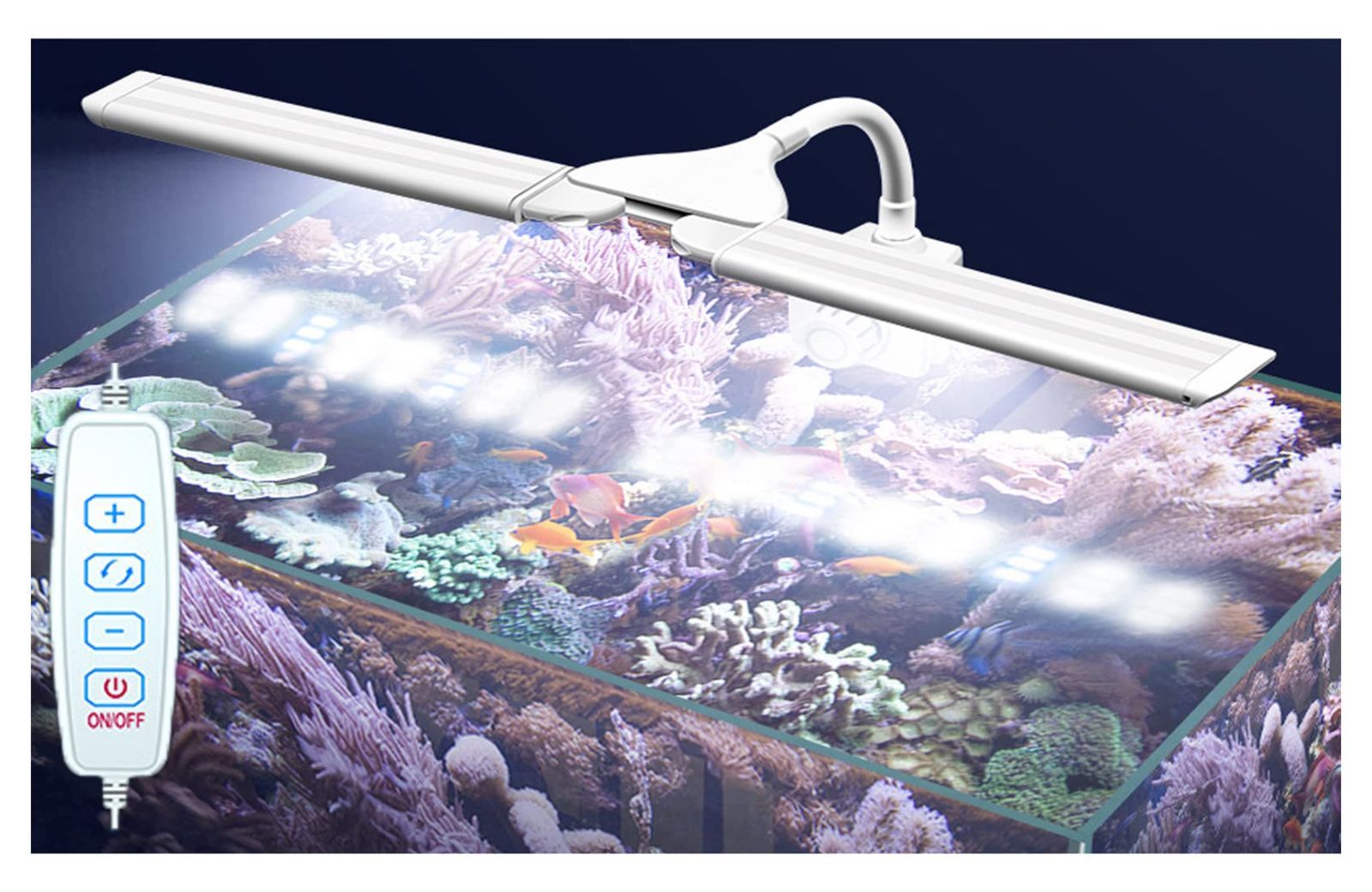 LEDライト 水草育成用 3つセット 水槽 ライト LED 60cm タイマー 水草育成 アクアリウムライト