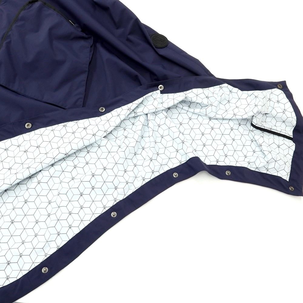 【新品アウトレット】シーラップ Sealup GRAPHENE PONCHO ストレッチナイロン ポンチョ ブルゾン ネイビー【サイズ48】【メンズ】-7